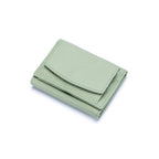 Small RFID Blocking Wallet for Women Soft PU Leather Trifold Mini Wallet with Coin Pocket Card Holder and Snap Closure