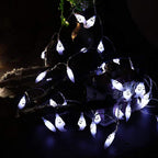 Halloween Ghost LED Fairy Lights Ghost Shaped String Light Plastic Decorative Lighting for Halloween Party Garden and Bedroom
