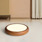 Modern Wood Flush Mount Ceiling Light for Living Room — Harbor Light Co.