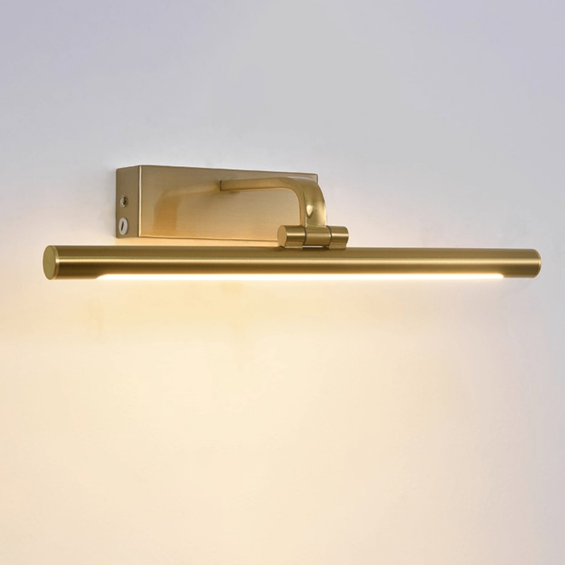 Modern Wrought Iron Wall Light With USB Power for Living Room in Model A L16.9" x H2.3" x D5.5" (L42.9 x H5.8 x D14 cm) — Harbor Light Co.