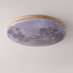 Modern Wood Flush Mount Ceiling Light With LED Bulbs For Bedroom — Harbor Light Co.