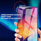 Magnetic Double-Sided Tempered Glass Phone Case for Samsung Galaxy Metal Frame Full Body Protection Self-Locking Buckle