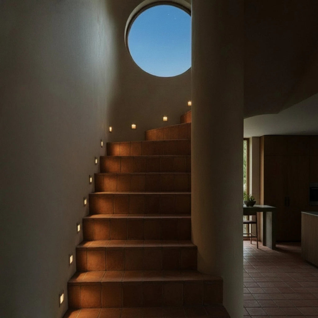 Modern Plastic Wall Light With Integrated LED for Hallway — Harbor Light Co.