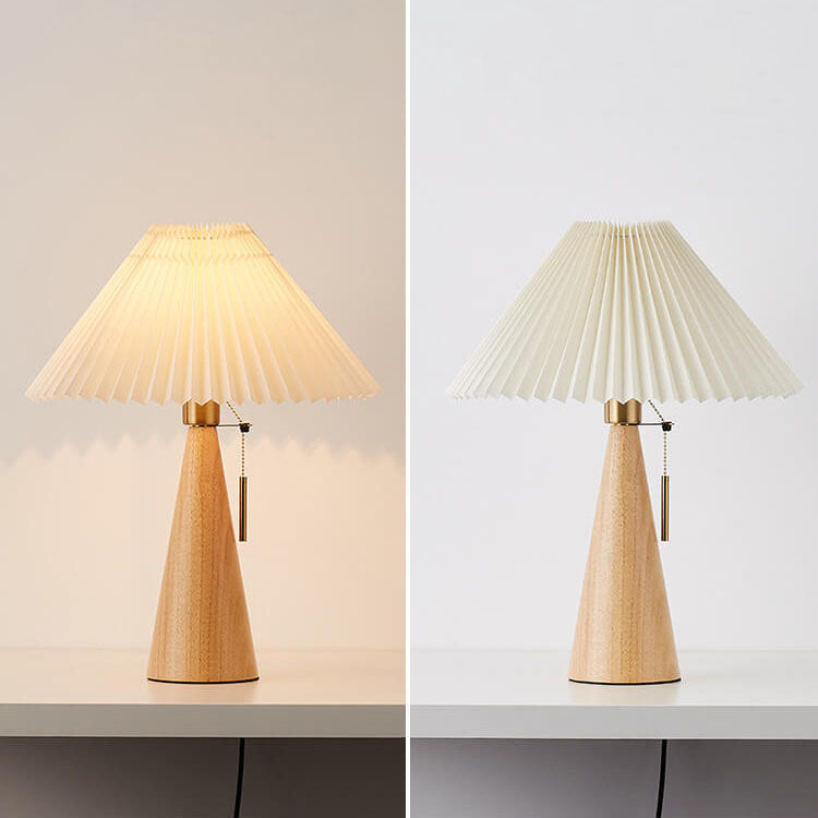 Modern Bamboo-Wood Table Lamp for Living Room and Bedroom — Harbor Light Co.