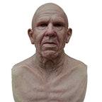 Realistic Latex Mask Full Head Halloween Costume Mask for Adults with Lifelike Detail for Cosplay Masquerade and Themed Parties
