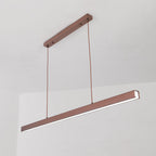 Modern Linear Pendant Light Bar with Integrated LED Light