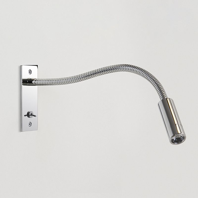 Modern Metal Wall Sconce for Bedroom and Living Room in Chrome — Harbor Light Co.