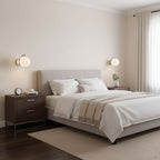 Modern Glass Wall Light With Warm LED Glow — Harbor Light Co.
