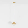 Modern Glass Pendant Light With Warm LED Glow in D15" (D5.9 cm) / 5W — Harbor Light Co.