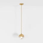 Modern Glass Pendant Light With Warm LED Glow in D15" (D5.9 cm) / 5W — Harbor Light Co.