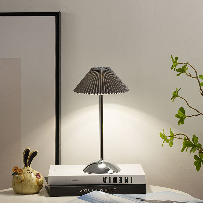 Modern Metal Cordless Rechargeable Table Lamp With Stepless Dimming — Harbor Light Co.