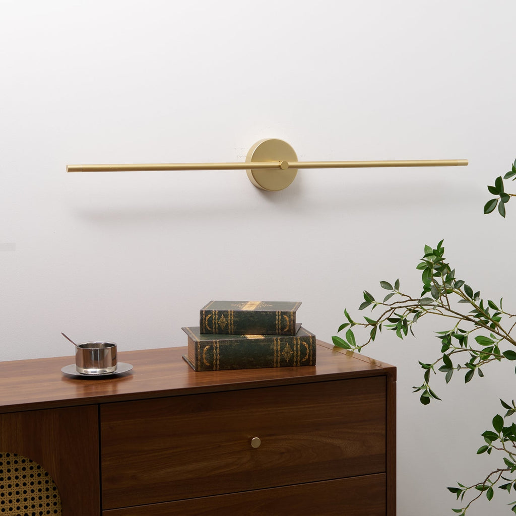 Modern Linear Metal Wall Light With Warm LED Glow — Harbor Light Co.