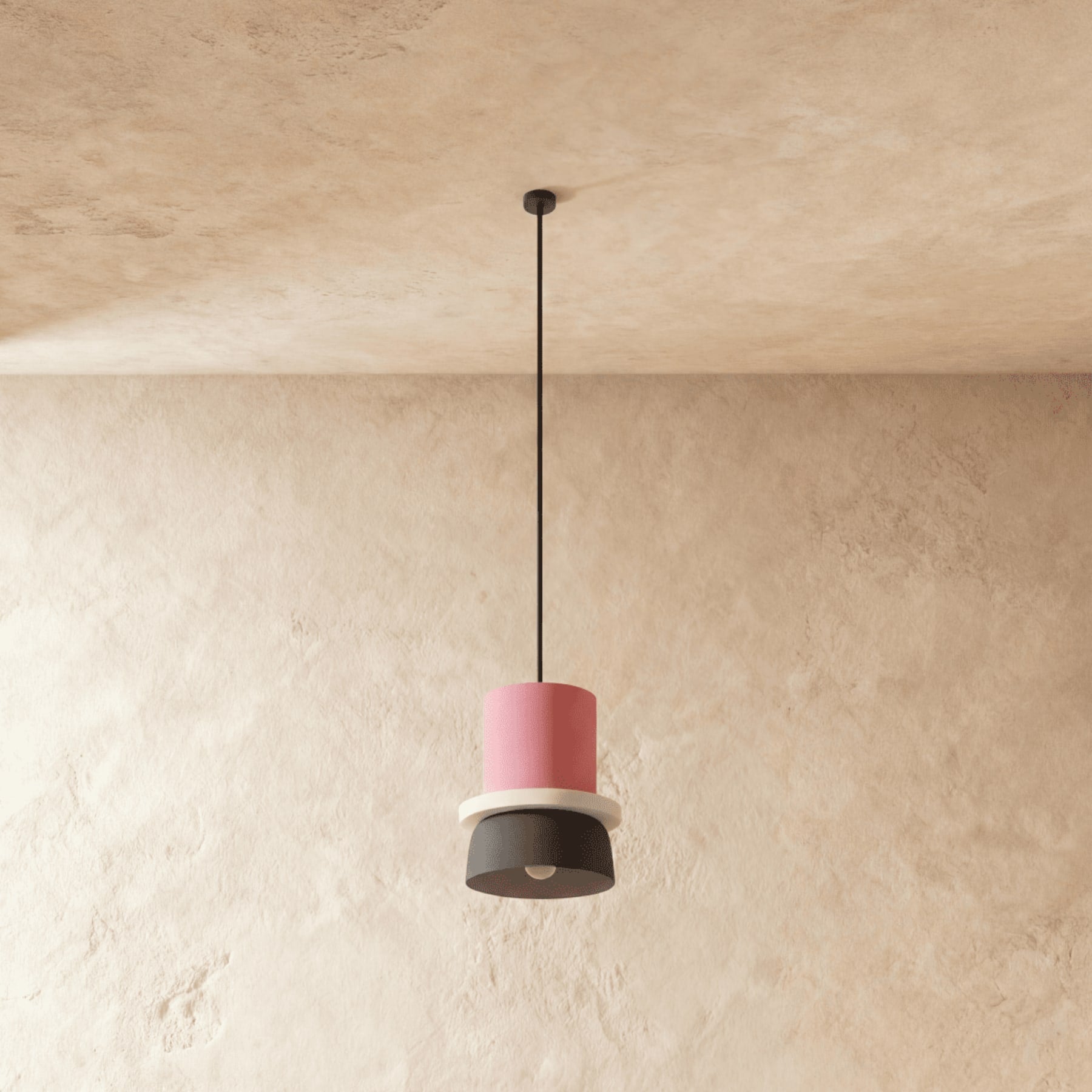 Modern Aluminum Two-Tone Pendant Light With Warm LED Glow — Harbor Light Co.
