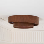 Modern Wood Flush Mount Ceiling Light for Living Room and Bedroom — Harbor Light Co.