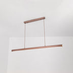 Modern Linear Pendant Light Bar with Integrated LED Light