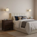 Modern Glass Wall Light With Warm LED Glow — Harbor Light Co.