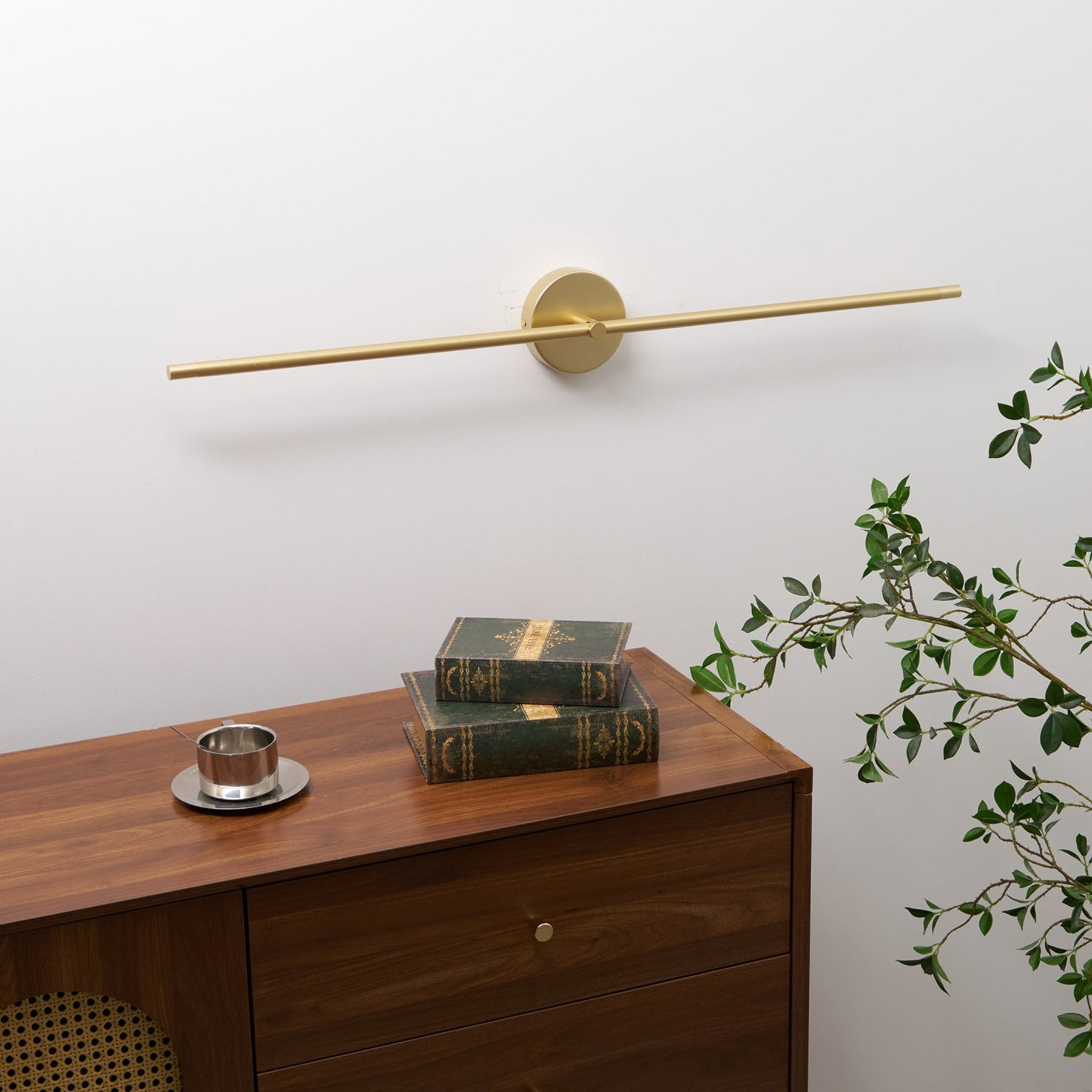 Modern Linear Metal Wall Light With Warm LED Glow — Harbor Light Co.
