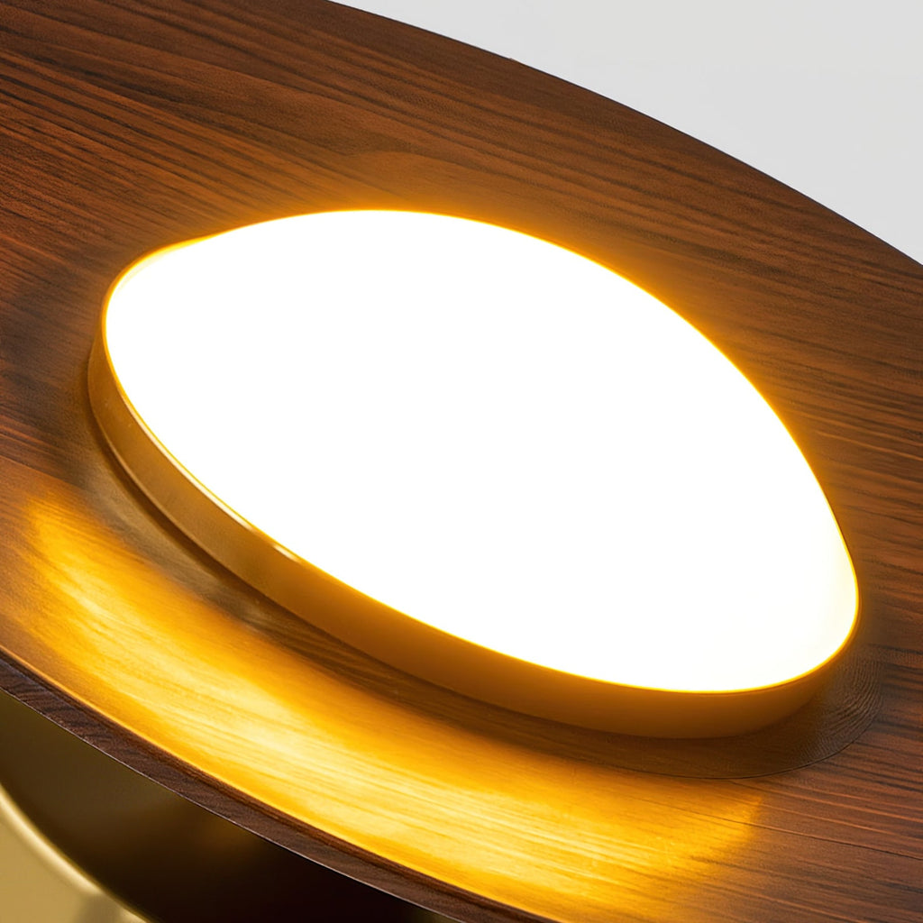 Modern Wood Semi-Flush Mount Ceiling Light for Living Room — Harbor Light Co.