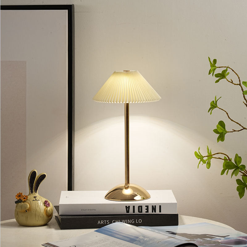 Modern Metal Cordless Rechargeable Table Lamp With Stepless Dimming — Harbor Light Co.
