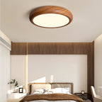 Modern Wood Flush Mount Ceiling Light for Living Room — Harbor Light Co.