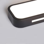 Modern Long Rectangle Flush Mount Ceiling Light with LED