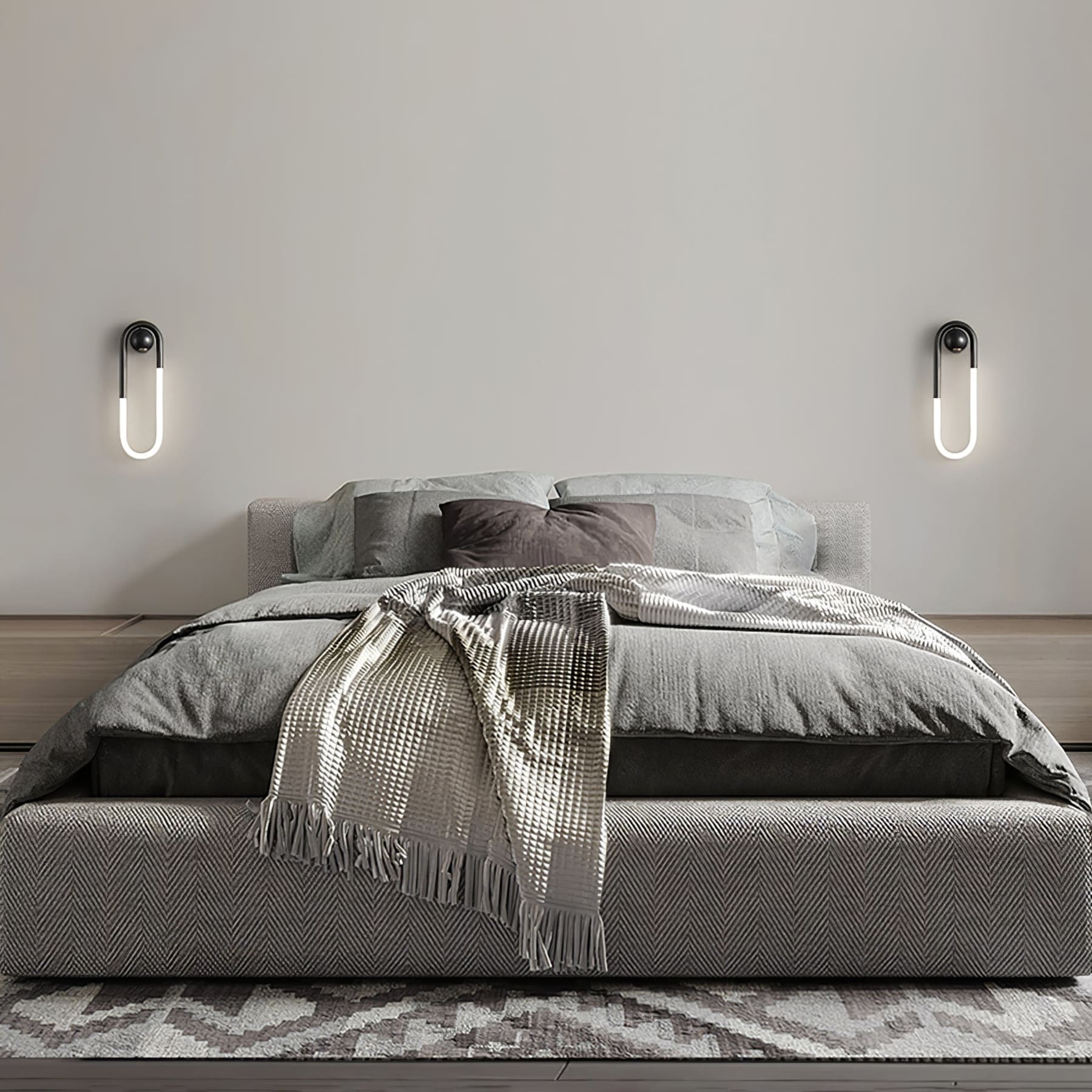 Modern Brass Wall Light for Living Room and Bedroom — Harbor Light Co.