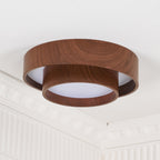 Modern Wood Flush Mount Ceiling Light for Living Room and Bedroom — Harbor Light Co.