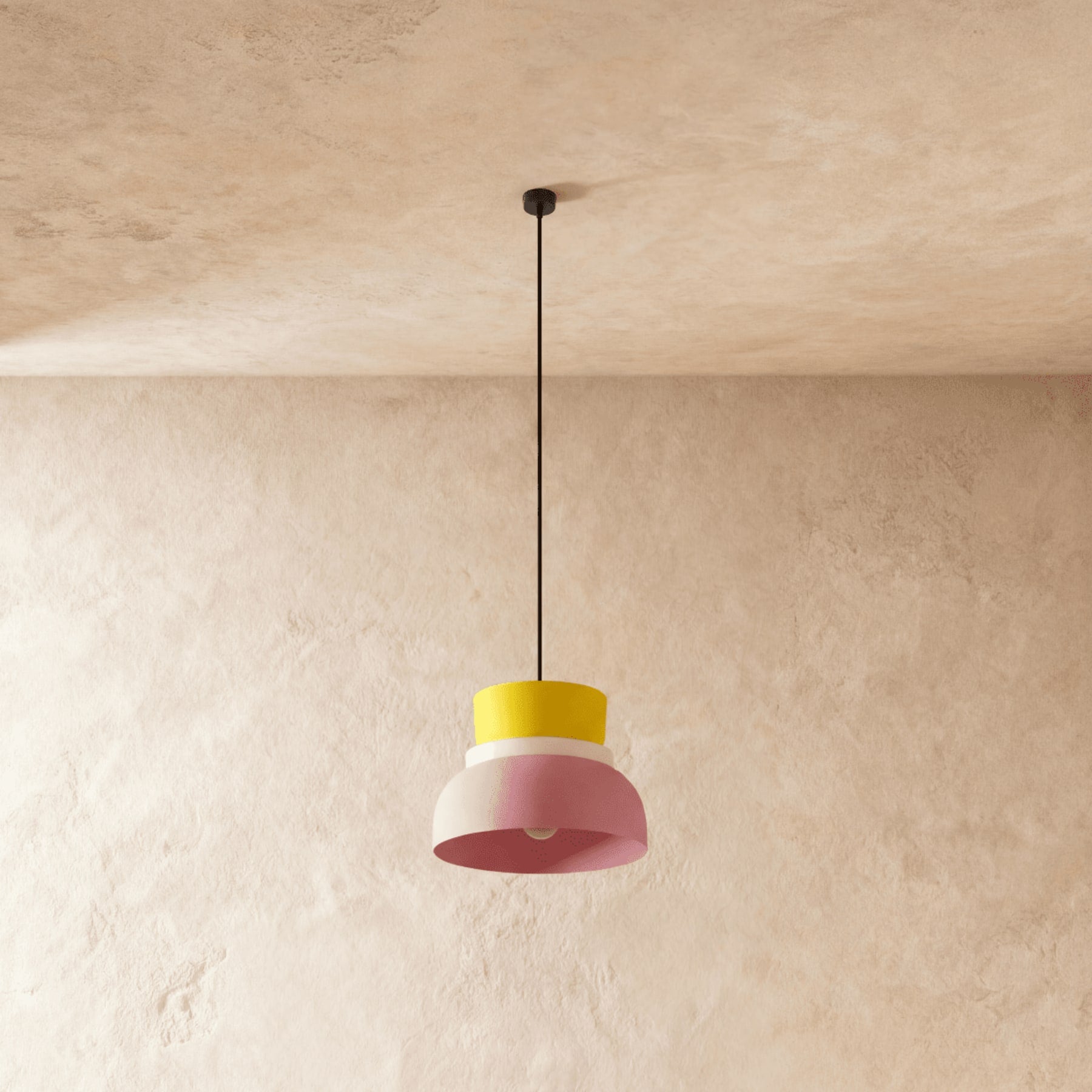 Modern Aluminum Two-Tone Pendant Light With Warm LED Glow — Harbor Light Co.