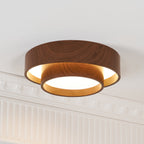 Modern Wood Flush Mount Ceiling Light for Living Room and Bedroom — Harbor Light Co.