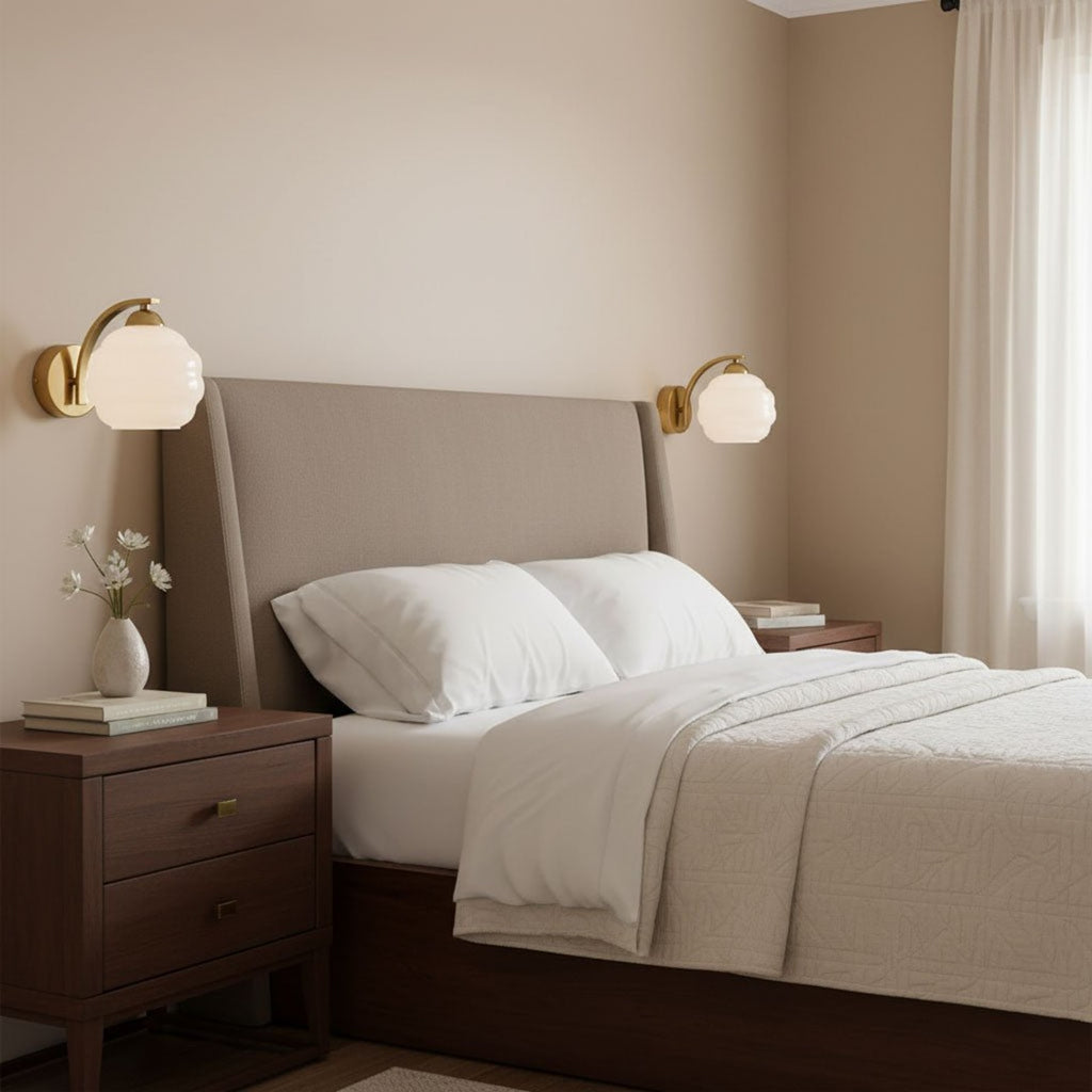 Modern Glass Wall Light With Warm LED Glow — Harbor Light Co.
