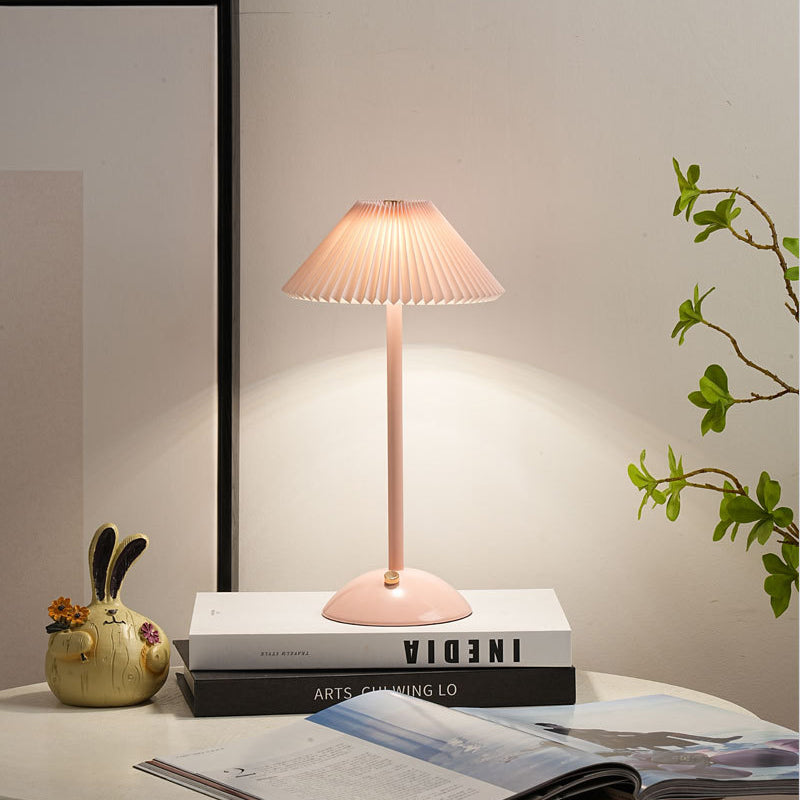 Modern Metal Cordless Rechargeable Table Lamp With Stepless Dimming — Harbor Light Co.
