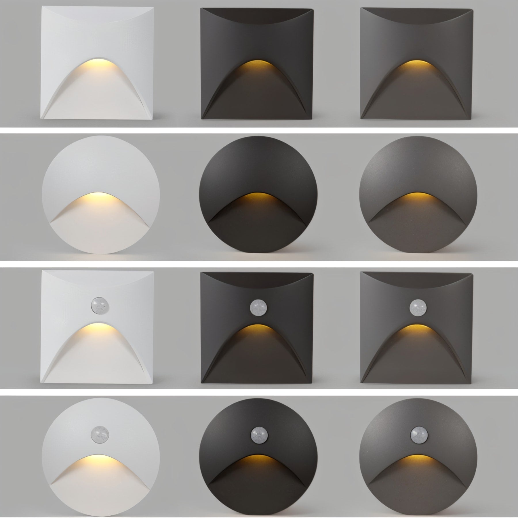 Modern Aluminum Wall Light With Motion Sensor for Hallways — Harbor Light Co.