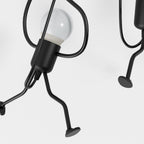 Modern Wrought Iron Pendant Light With Warm LED Glow — Harbor Light Co.