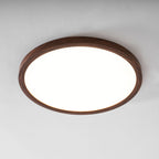 Modern Wood Flush Mount Ceiling Light With Slim Low-Profile Design — Harbor Light Co.