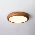 Modern Wood Flush Mount Ceiling Light for Living Room — Harbor Light Co.