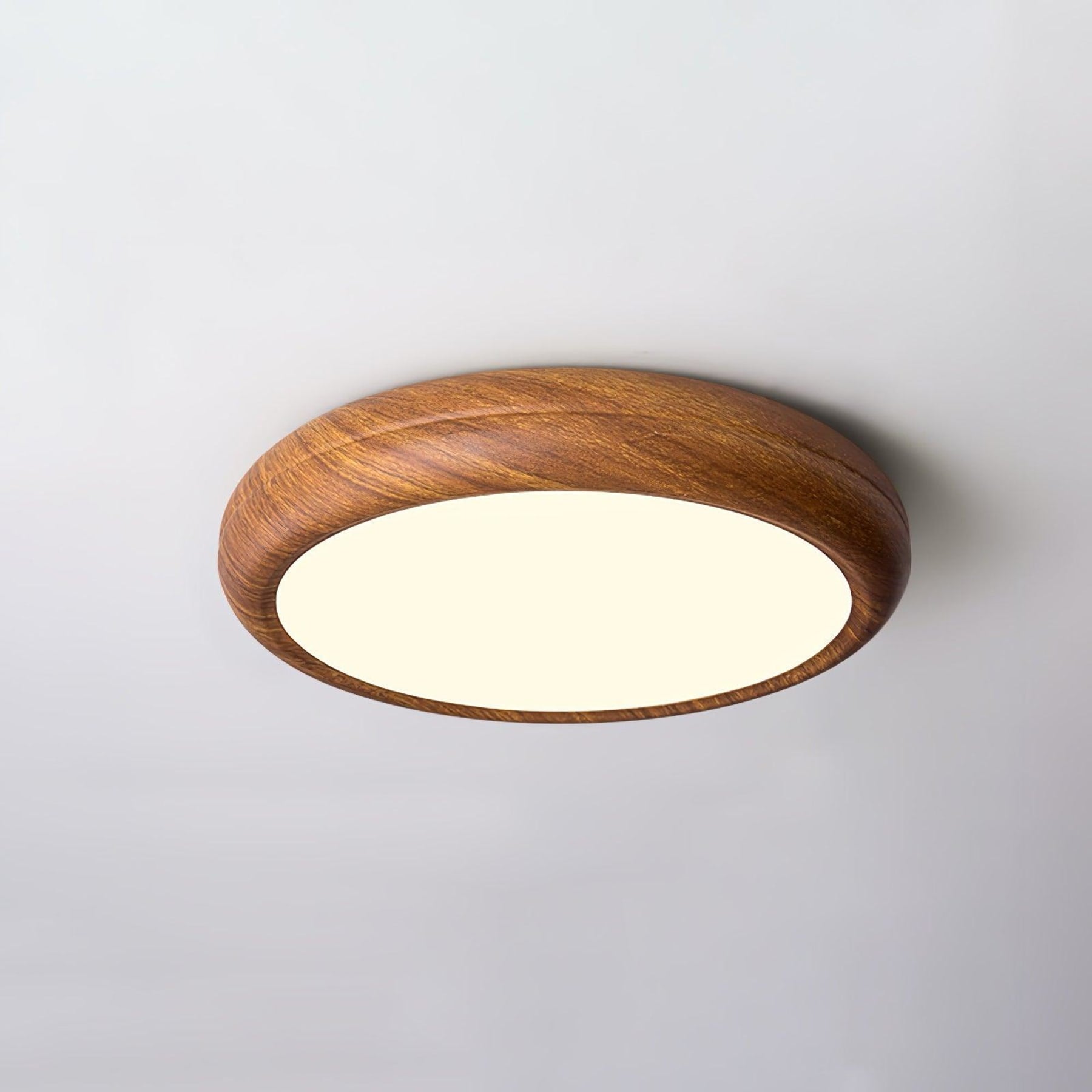 Modern Wood Flush Mount Ceiling Light for Living Room — Harbor Light Co.