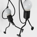 Modern Wrought Iron Pendant Light With Warm LED Glow — Harbor Light Co.