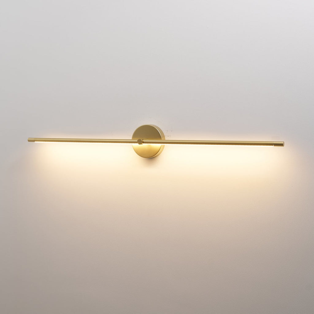 Modern Linear Metal Wall Light With Warm LED Glow — Harbor Light Co.