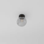 Modern Glass Semi-Flush Mount Ceiling Light for Living Room — Harbor Light Co.