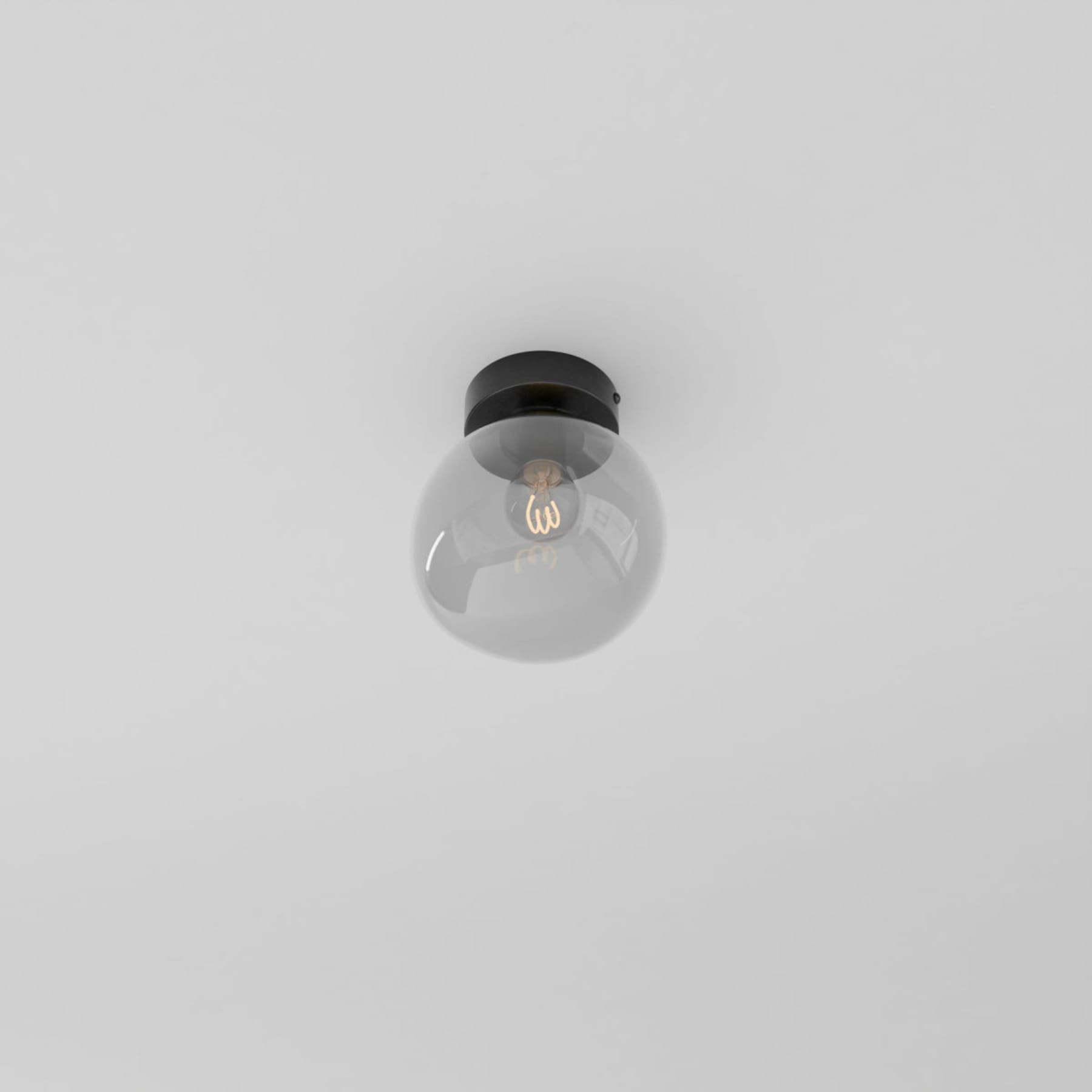 Modern Glass Semi-Flush Mount Ceiling Light for Living Room — Harbor Light Co.
