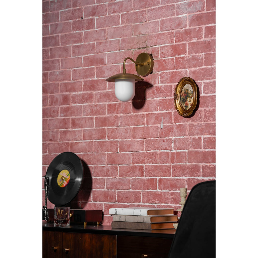 Modern Brass Wall Light for Living Room and Bedroom — Harbor Light Co.