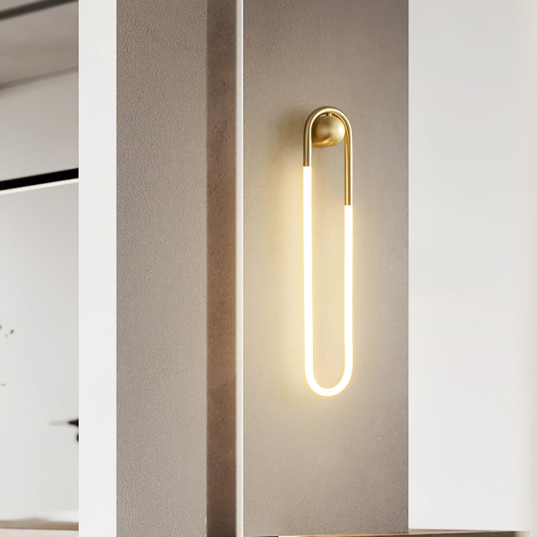 Modern Brass Wall Light for Living Room and Bedroom — Harbor Light Co.