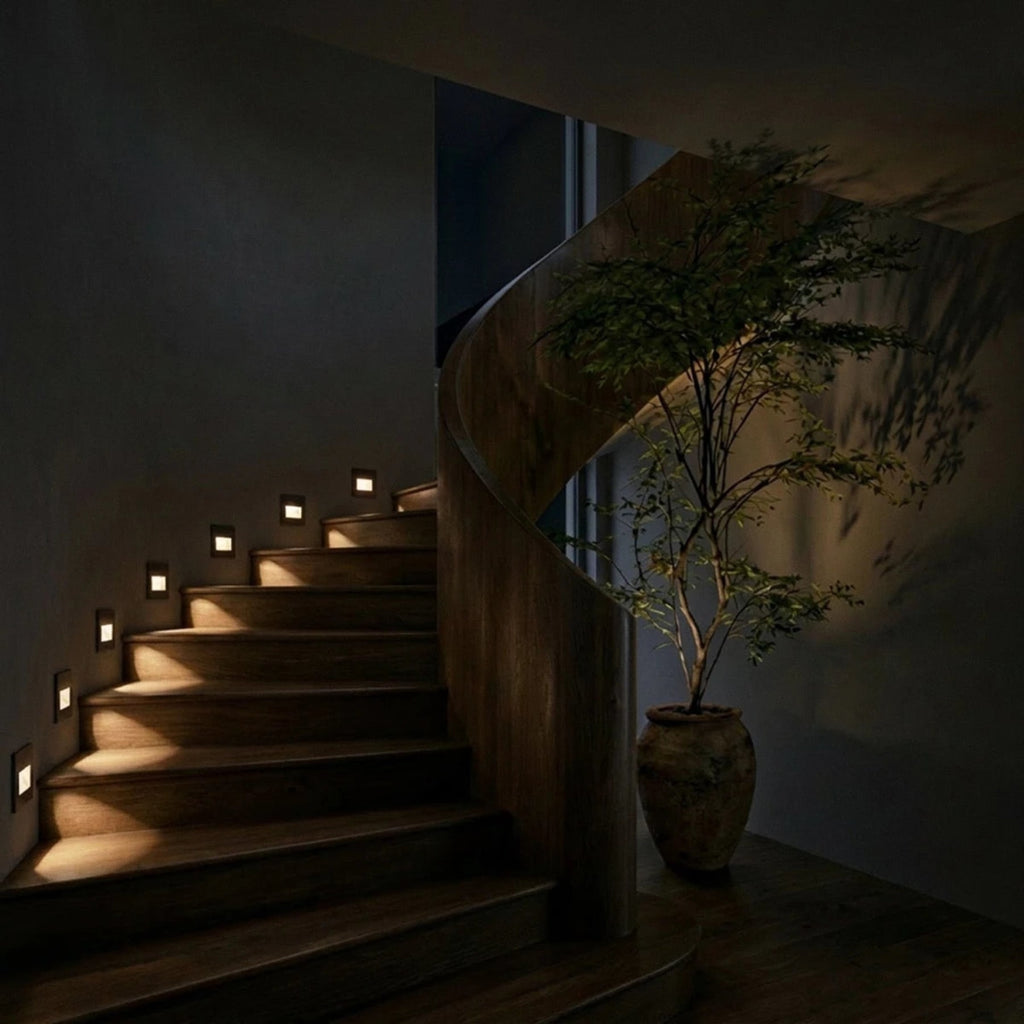 Modern Plastic Wall Light With Integrated LED for Hallway — Harbor Light Co.
