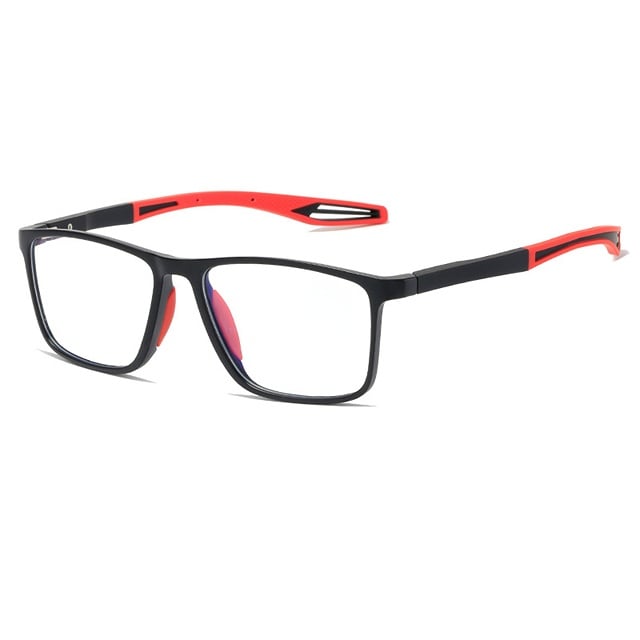 Progressive Multifocal Reading Glasses with Blue Light Filter Lightweight Sport Readers with Flexible Frame Spring Hinges and Non-Slip Temples