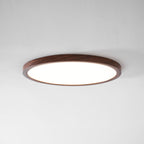 Modern Wood Flush Mount Ceiling Light With Slim Low-Profile Design — Harbor Light Co.