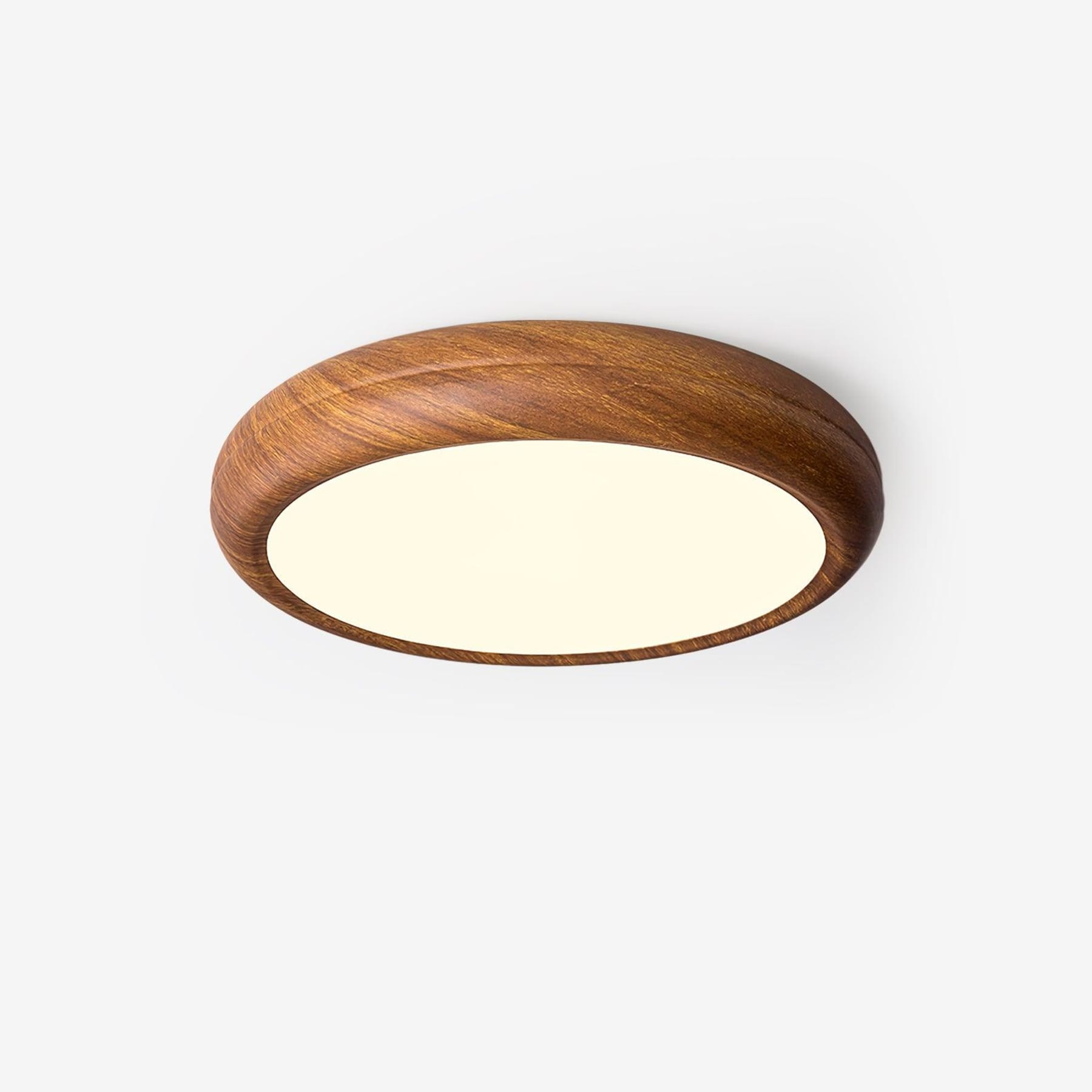 Modern Wood Flush Mount Ceiling Light for Living Room — Harbor Light Co.