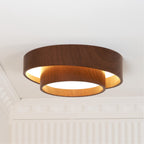 Modern Wood Flush Mount Ceiling Light for Living Room and Bedroom — Harbor Light Co.