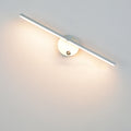 Modern Aluminum Wall Sconce With Adjustable LED Glow in White — Harbor Light Co.