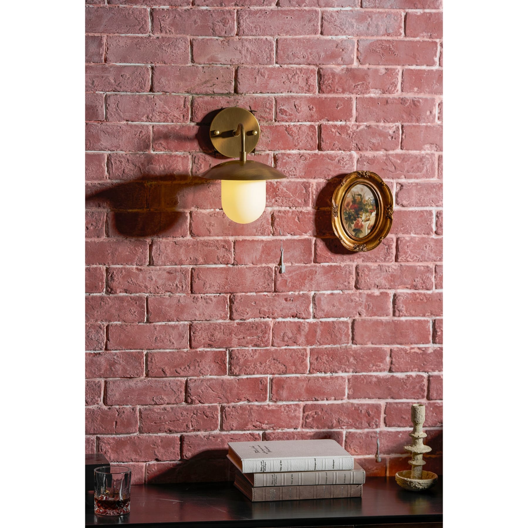 Modern Brass Wall Light for Living Room and Bedroom — Harbor Light Co.