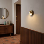 Modern Copper Wall Light With Tri-Color Glow — Harbor Light Co.